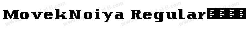 MovekNoiya Regular字体转换